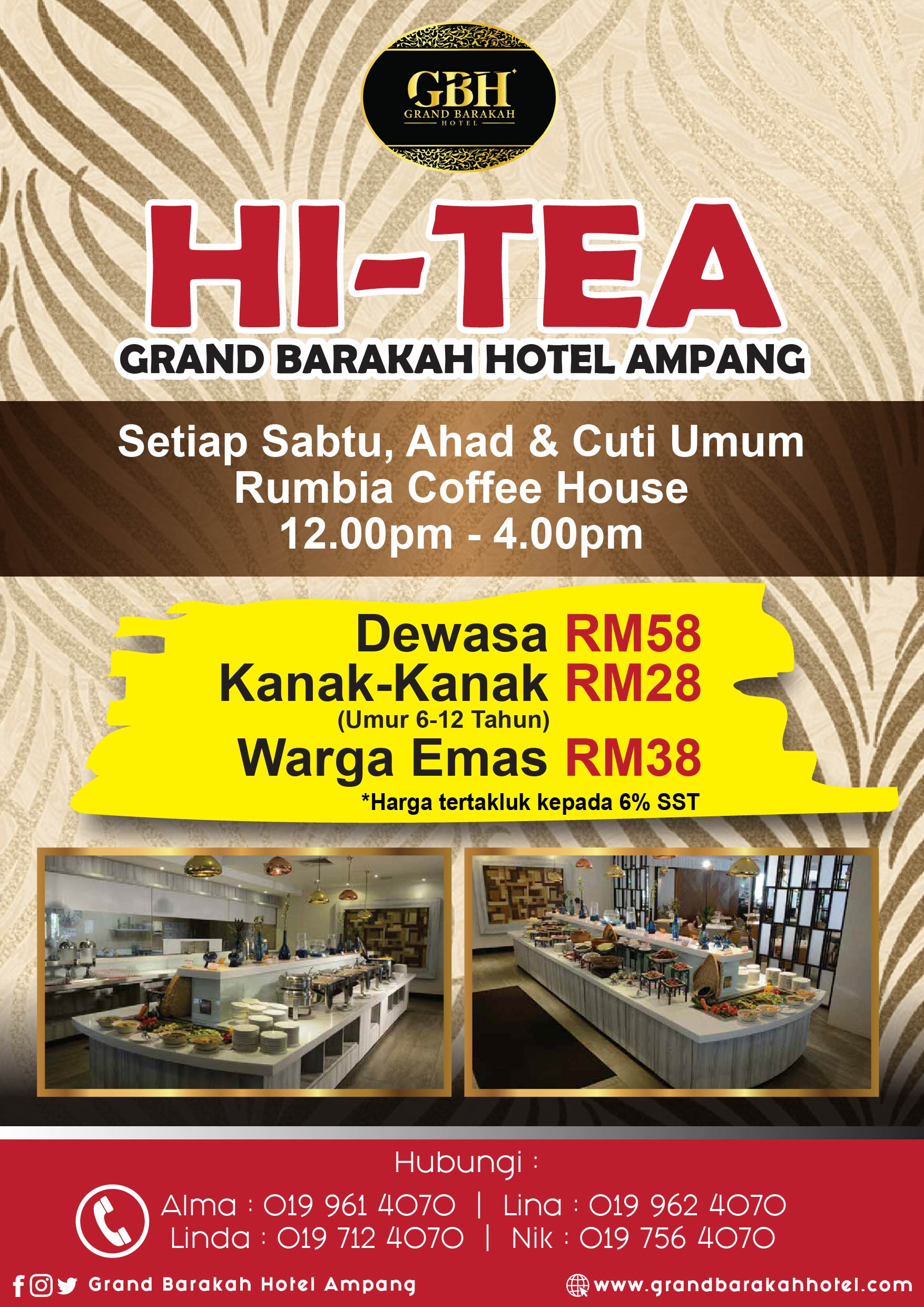 Poster Hi Tea GBH A3