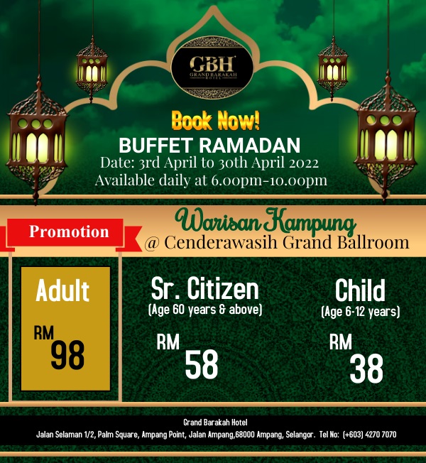 Ramadan 2022 buffet