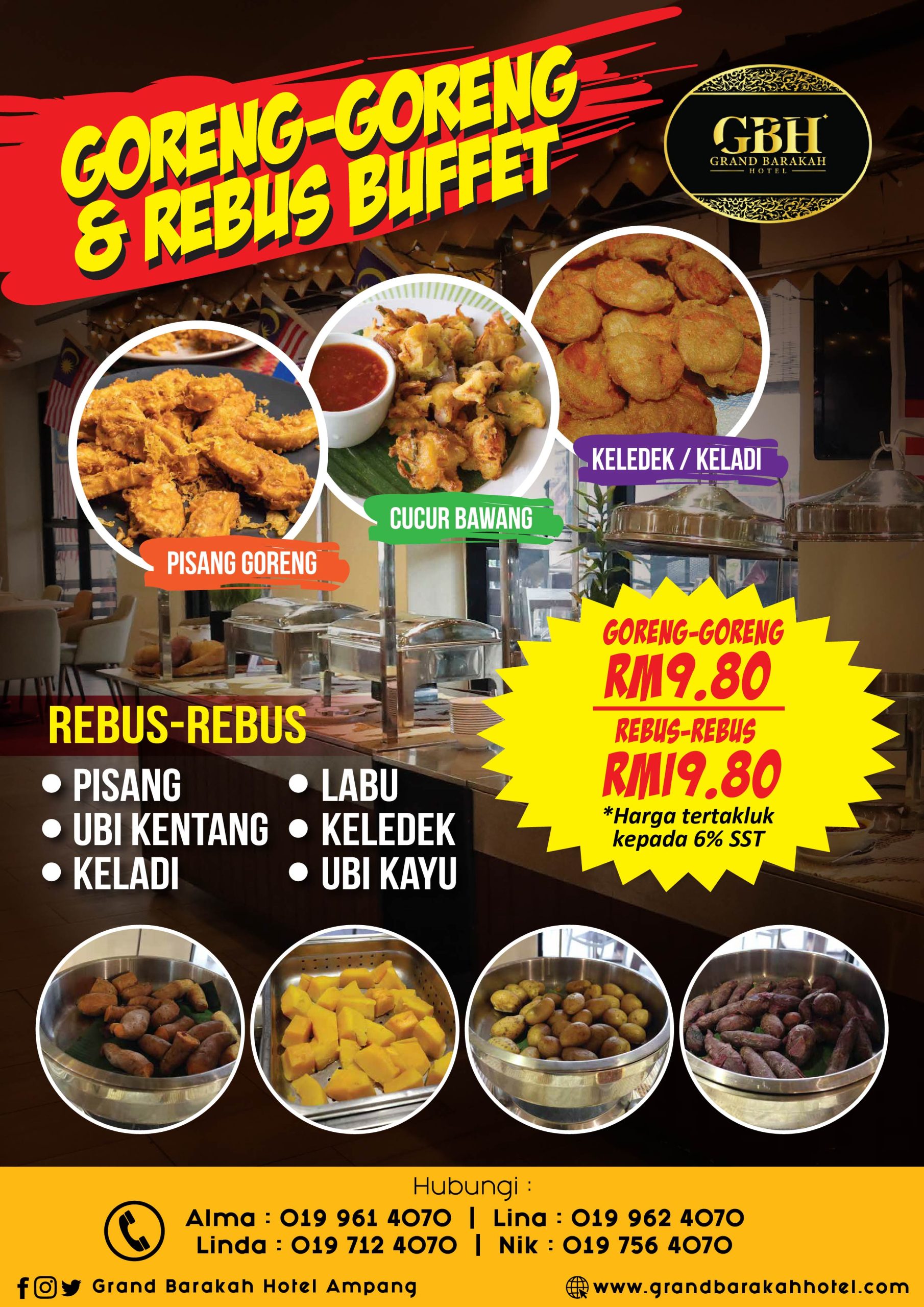 Poster Goreng Rebus Buffet A2